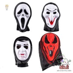 Mặt Nạ Halloween Thần Chết Kinh Dị - Phụ Kiện Cosplay Độc Đáo Cho Tiệc Hóa Trang - Huyền Bí và Ấn Tượng