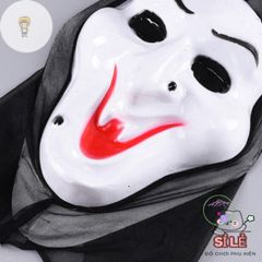 Mặt Nạ Halloween Thần Chết Kinh Dị - Phụ Kiện Cosplay Độc Đáo Cho Tiệc Hóa Trang - Huyền Bí và Ấn Tượng