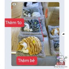 Mô Hình Thú Bông Ô Tô Chó Mèo Lớn Có Thảm Khử Mùi Than Hoạt Tính và Âm Thanh Sinh Động - Đồ Chơi Dễ Thương Cho Xe Hơi