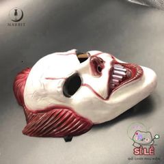 Mặt Nạ Hề Kinh Dị PVC Halloween - Phụ Kiện Cosplay Đặc Sắc Cho Tiệc Hóa Trang & Lễ Hội Ma Quái