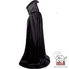 Áo Choàng Phù Thủy Halloween 59 inch - Đạo Cụ Cosplay Đẳng Cấp Cho Tiệc Hóa Trang và Lễ Hội, Màu Đen Bí Ẩn
