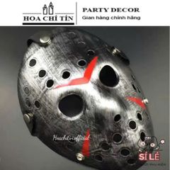 Mặt Nạ Jason Voorhees Halloween - Phụ Kiện Hóa Trang Kinh Dị Cho Tiệc Hóa Trang và Biểu Diễn Nghệ Thuật
