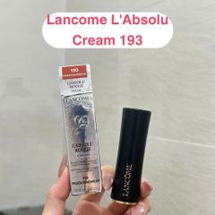 Son Lancôme L’Absolu Rouge Cream 193 - Son Môi Cao Cấp Chất Cream Mềm Mượt, Màu Đỏ Hồng Thanh Lịch, Thiết Kế Sang Trọng