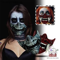 Mặt Nạ Quỷ Oni Nhật Bản 3D - Phụ Kiện Halloween Cosplay Độc Đáo, Hóa Trang Kinh Dị, Gây Ấn Tượng Trong Mọi Bữa Tiệc