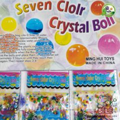 Bộ 24 Gói Hạt Nở Pha Lê Bảy Màu Ngâm Nước - Trang Trí Hồ Bơi & Cây Cảnh Độc Đáo, An Toàn Cho Trẻ Nhỏ