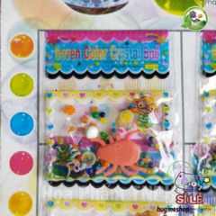 Bộ 24 Gói Hạt Nở Pha Lê Bảy Màu Ngâm Nước - Trang Trí Hồ Bơi & Cây Cảnh Độc Đáo, An Toàn Cho Trẻ Nhỏ