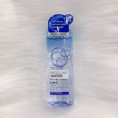 Nước Tẩy Trang L'Oreal Paris Micellar Water 400ml - Sạch Sâu, Loại Bỏ Bụi Bẩn & Trang Điểm, Dưỡng Ẩm Đa Năng 3-in-1 Cho Da Nhạy Cảm