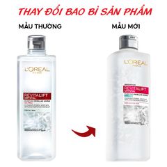 Nước Tẩy Trang L'Oreal Paris Micellar Water 400ml - Làm Sạch Sâu Da Dầu Mụn, Loại Bỏ Trang Điểm & Duy Trì Độ Ẩm 3-in-1