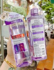 Nước Tẩy Trang L'Oreal Paris Micellar Water 400ml - Làm Sạch Sâu, Cấp Ẩm, Loại Bỏ Bụi Bẩn & Trang Điểm 3-in-1 Cho Mọi Loại Da
