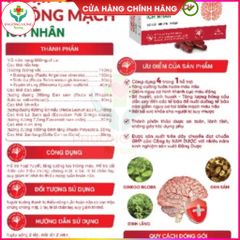 Thực phẩm bảo vệ sức khỏe Hoạt huyết Thông mạch Ích Nhân - Hỗ trợ tuần hoàn máu não, giúp cải thiện trí nhớ - Hộp 30 viên