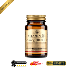 Vitamin D3 Solgar 1000IU - Hỗ Trợ Chắc Khỏe Xương và Răng, Lọ 90 Viên Bổ Sung Vitamin D3 Cao, Chất Lượng Mỹ