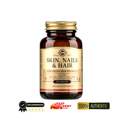 Viên uống Solgar Hair Skin Nails - Hỗ trợ làm đẹp tóc, da, móng chắc khỏe (Lọ 60 viên)