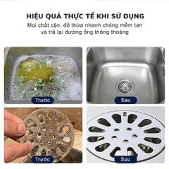 Bột Thông Cống Sinh Học 260gr - Giúp Khử Mùi và Làm Sạch Đường Ống Hiệu Quả, Duy Trì Vệ Sinh Không Gian Sống