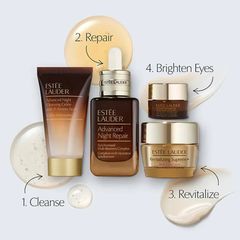 Set Dưỡng Da Estée Lauder Nightly Renewal - Bộ 4 Sản Phẩm Chăm Sóc Da Ngày và Đêm, Sáng Da, Phục Hồi, Chính Hãng Mỹ
