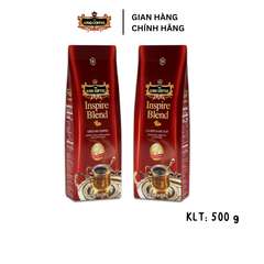 Cà Phê Rang Xay Inspire Blend KING COFFEE 500g - Hương Đậm, Thơm Lâu từ 4 Loại Hạt Culi Việt Nam