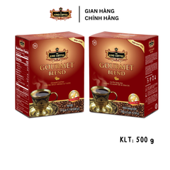 Cà Phê Rang Xay Gourmet Blend TNI KING COFFEE 500g - Hương Vị Mạnh Mẽ Từ 4 Loại Hạt Arabica, Robusta, Excelsa, Catimor