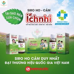 Siro Ho Cảm Ích Nhi 90ml - Hỗ Trợ Giải Cảm, Giảm Ho, Tiêu Đờm Cho Trẻ Em, Phụ Nữ Mang Thai, Cho Con Bú
