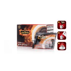 Cà Phê Hòa Tan Đen KING COFFEE 100% Hạt Arabica & Robusta - Hộp 15 Gói x 2g, Không Đường, Trải Nghiệm Thơm Ngon Từ Việt Nam