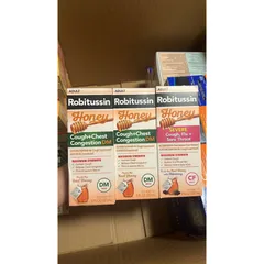 Siro Giảm Ho Robitussin Cough + Chest Congestion DM MAX - Hỗ Trợ Giảm Ho, Khó Thở, Đau Rát Ngực Ban Đêm Cho Người Lớn