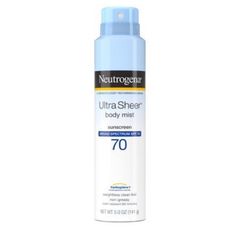 Xịt Chống Nắng Neutrogena Ultra Sheer SPF 70 - Dạng Mist Bảo Vệ Da Khoẻ Mạnh, Ngăn Ngừa Tia UV, Tiện Lợi Khi Đi Biển