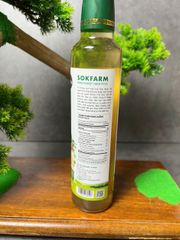 Giấm Mật Hoa Dừa Sokfarm 265ml - Giấm Tự Nhiên Hữu Cơ, Đặc Sản Khmer, Tiêu Chuẩn Xuất Khẩu Mỹ và Châu Âu