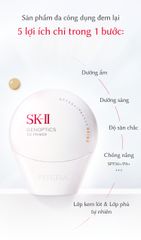 Kem Chống Nắng SK-II GenOptics CC Primer Beige 30g SPF 50+/PA++++ - Lớp Nền Hoàn Hảo, Chống Nắng Tối Ưu, Chăm Sóc Da Mịn Màng