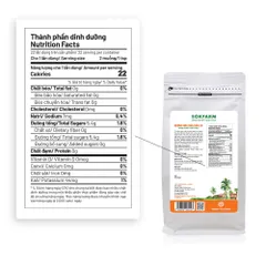 Đường Hoa Dừa Hữu Cơ Sokfarm 1kg - Ngọt Tự Nhiên Thay Thế Đường Tinh Luyện và Mật Ong, Chỉ Số Đường Huyết Thấp