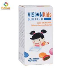 Viên Uống Sáng Mắt Vision Kids Blue Light 90 Viên - Bổ Sung Dinh Dưỡng Cho Trẻ, Ngăn Ngừa Tật Khúc Xạ Và Bảo Vệ Thị Lực