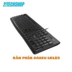Bàn Phím Dareu LK185 - Thiết Kế Công Thái Học, Bền Bỉ, Kết Nối USB - Hoàn Hảo Cho Văn Phòng & Gaming