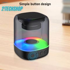 Loa Bluetooth Không Dây E-3052 - Âm Thanh Vòm 360 Độ, Đèn LED RGB Đổi Màu - Thời Gian Nghe Lâu, Dùng Trong Nhà và Ngoài Trời