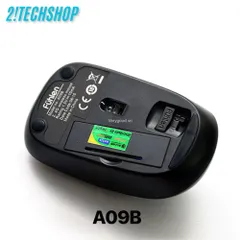 Chuột Không Dây Fuhlen A09B - Công Nghệ Nano 2.4GHz, Độ Phân Giải 1000DPI, Thiết Kế Ergonomic, Tiết Kiệm Pin Cho Laptop và PC