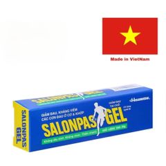 Gel Salonpas 30g - Giảm Đau Cơ, Đau Khớp, Nhức Mỏi Vai Gáy - Hỗ Trợ Chăm Sóc Sức Khỏe Tại Nhà
