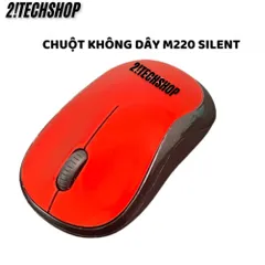 Chuột Không Dây Logitech M220 Silent - Thiết Kế Nhỏ Gọn, Không Tiếng Ồn, Thích Hợp Cho PC/Laptop, Bảo Hành 12 Tháng