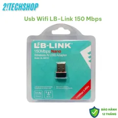 USB Wifi Dongle LB-Link BL-WN151 150Mbps - Thiết Bị Thu Wifi Tốc Độ Cao Cho Laptop và PC, Kết Nối Mượt Mà, Thiết Kế Nhỏ Gọn