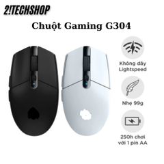 Chuột Không Dây Gaming Logitech G304 HERO 12,000 DPI - Thiết Kế Ergonomic, Kết Nối USB, Thời Gian Sử Dụng Lên Đến 250 Giờ