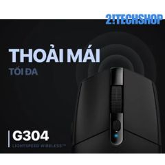 Chuột Không Dây Gaming Logitech G304 HERO 12,000 DPI - Thiết Kế Ergonomic, Kết Nối USB, Thời Gian Sử Dụng Lên Đến 250 Giờ