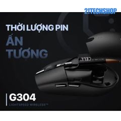 Chuột Không Dây Gaming Logitech G304 HERO 12,000 DPI - Thiết Kế Ergonomic, Kết Nối USB, Thời Gian Sử Dụng Lên Đến 250 Giờ