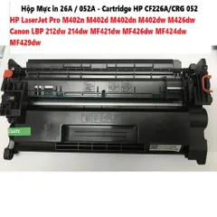 Hộp Mực In 26A / 052A - Cartridge HP CF226A/CRG 052 cho HP LaserJet Pro & Canon LBP - Chất lượng Cao, In Ấn Siêu Nét, Tiết Kiệm Chi Phí