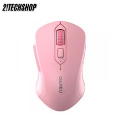 Chuột Không Dây DareU LM115G Đen/Trắng/Hồng - Chuột Gaming Văn Phòng Giá Rẻ, Kết Nối USB, Điều Chỉnh DPI, Bảo Hành 12 Tháng