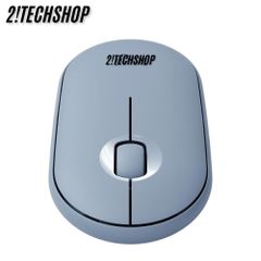 Chuột Không Dây Logitech M350 Silent - Office Mouse Kết Nối Bluetooth & USB, Màu Xanh Dương, Bảo Hành 12 Tháng