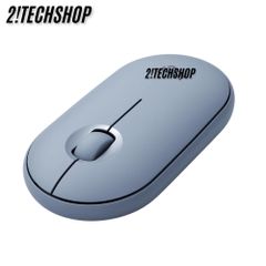 Chuột Không Dây Logitech M350 Silent - Office Mouse Kết Nối Bluetooth & USB, Màu Xanh Dương, Bảo Hành 12 Tháng