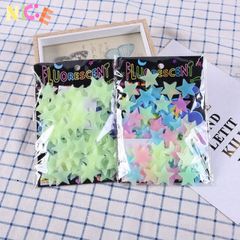 Gói 100 Ngôi Sao Dạ Quang Màu Sắc Rực Rỡ - Trang Trí Tường Huyền Ảo, Cho Không Gian Thêm Lấp Lánh và Thư Giãn