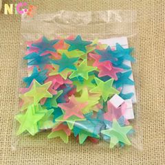 Bộ 100 Ngôi Sao Dạ Quang Gắn Tường - Trang Trí Phòng Ngủ Huyền Ảo với Nút Dán Tiện Lợi Màu Sắc Đa Dạng