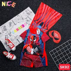 Bộ Trang Phục Siêu Anh Hùng Captain America - Áo Choàng & Mặt Nạ An Toàn Cho Trẻ Em Từ 12-40kg, Đồ Hóa Trang Độc Đáo
