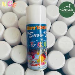 Chai Xịt Bọt Tuyết 280ml Trang Trí Tiệc Sinh Nhật - Phụ Kiện Hoàn Hảo Cho Mọi Dịp Lễ và Kỷ Niệm