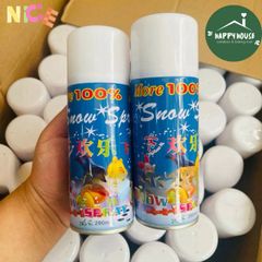 Chai Xịt Bọt Tuyết 280ml Trang Trí Tiệc Sinh Nhật - Phụ Kiện Hoàn Hảo Cho Mọi Dịp Lễ và Kỷ Niệm