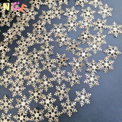 Gói 200 Bông Tuyết Nhân Tạo 3cm - Trang Trí Cây Thông Noel & Tiệc Giáng Sinh - Màu Vàng, Bạc, Trắng cho Không Gian Lễ Hội Rực Rỡ