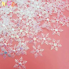 Gói 200 Bông Tuyết Nhân Tạo 3cm - Trang Trí Cây Thông Noel & Tiệc Giáng Sinh - Màu Vàng, Bạc, Trắng cho Không Gian Lễ Hội Rực Rỡ