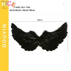 Cánh Thiên Thần Trắng Thời Trang - Phụ Kiện Hóa Trang Halloween & Giáng Sinh Cho Nữ, Cosplay Công Chúa Độc Đáo