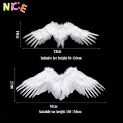 Cánh Thiên Thần và Quỷ Đen Gập Gọn - Phụ Kiện Cosplay Unisex Dành Cho Các Sự Kiện Nghệ Thuật Đỉnh Cao